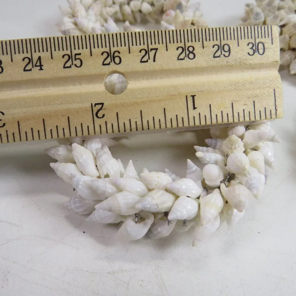 Tiny Real Sea Shell (4) Napkin Rings mini conch 2 1/2